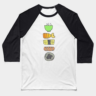 sushi for you in color Baseball T-Shirt
